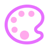 Color Palette Icon Orama Design custom